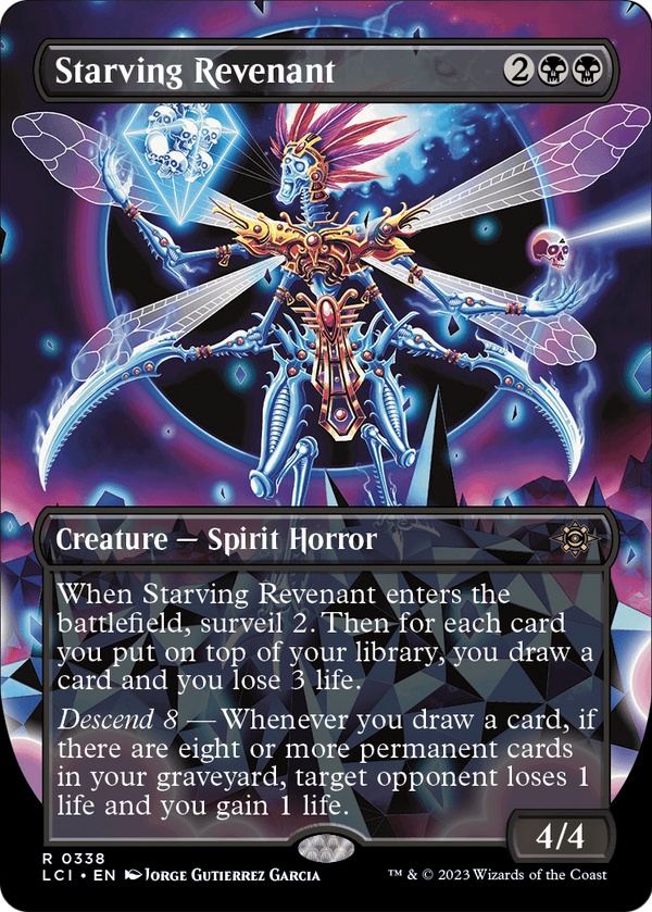 Starving Revenant (Borderless) (LCI-338) - The Lost Caverns of Ixalan Foil