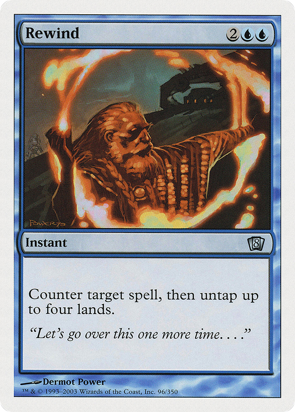 Rewind (8ED-096) - 8th Edition Foil