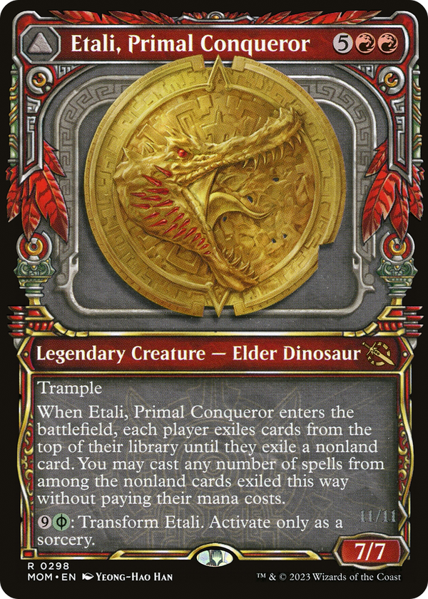 Etali, Primal Conqueror (Showcase) (MOM-298) - March of the Machine: (Showcase)