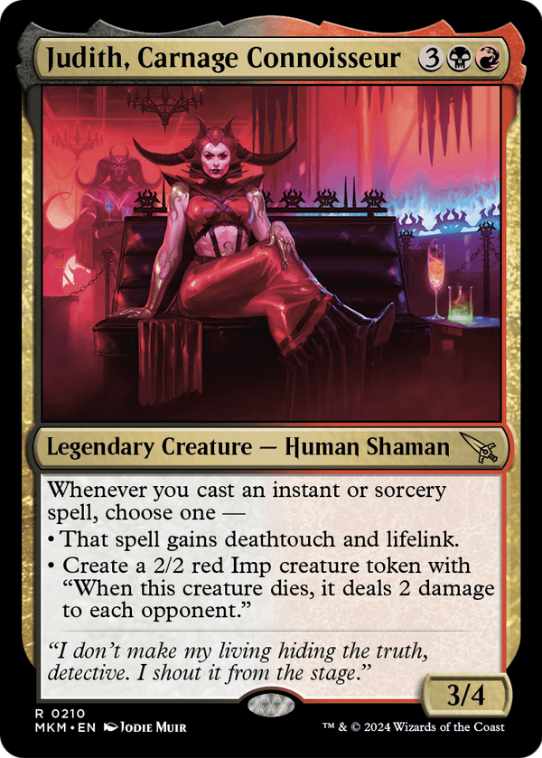 Judith, Carnage Connoisseur (MKM-210) - Murders at Karlov Manor