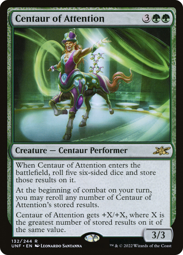 Centaur of Attention (UNF-132) - Unfinity Foil