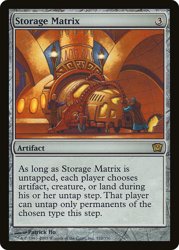 Storage Matrix (9ED-310) - 9th Edition