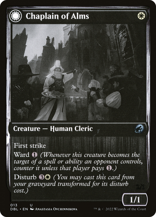 Chaplain of Alms (DBL-013) - Innistrad: Double Feature: (Double Faced Transform)