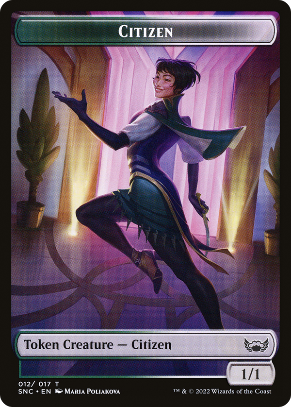 Citizen (TSNC-012) - Streets of New Capenna Tokens Foil