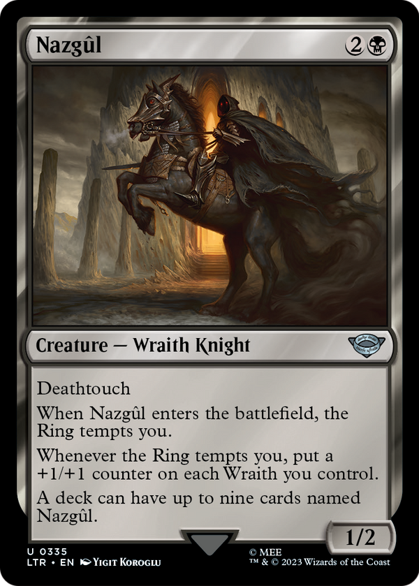 Nazgul (0335) (LTR-335) - The Lord of the Rings: Tales of Middle-earth Foil