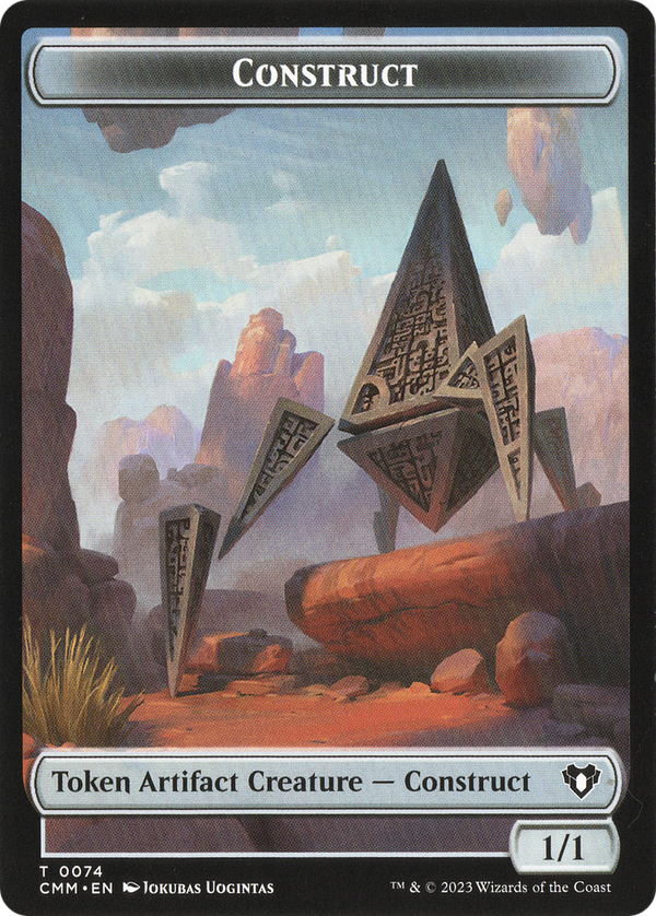 Construct (TCMM-074) - Commander Masters Tokens Foil