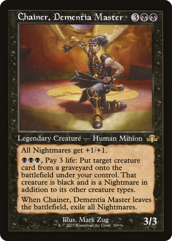Chainer, Dementia Master (Retro Frame) (DMR-299) - Dominaria Remastered Foil
