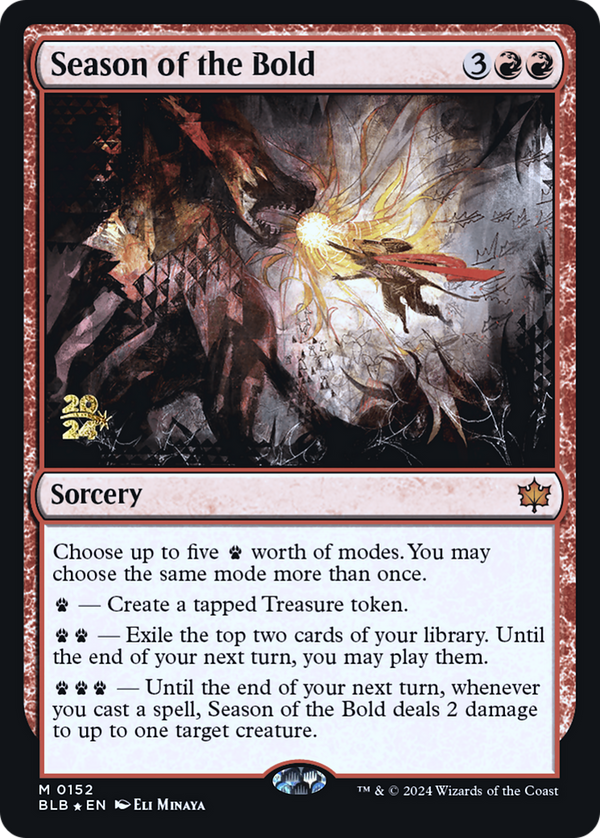 Season of the Bold (PRE-152) - Bloomburrow Promos Foil