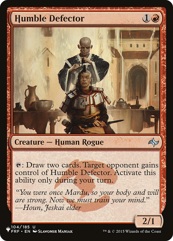 Humble Defector (LIST-FRF-104) - The List