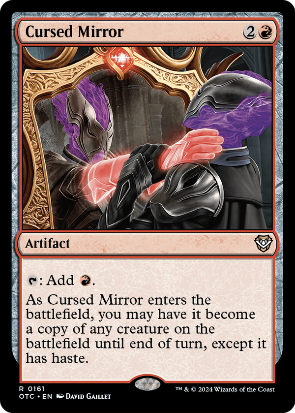 Cursed Mirror (OTC-161) - Outlaws of Thunder Junction Commander