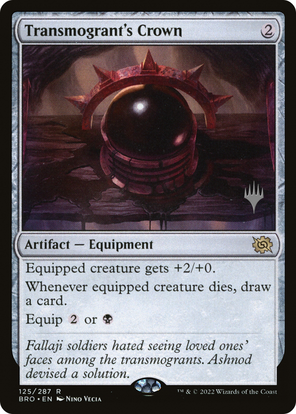Transmogrant's Crown (PPBRO-125) - The Brothers' War Promos Foil