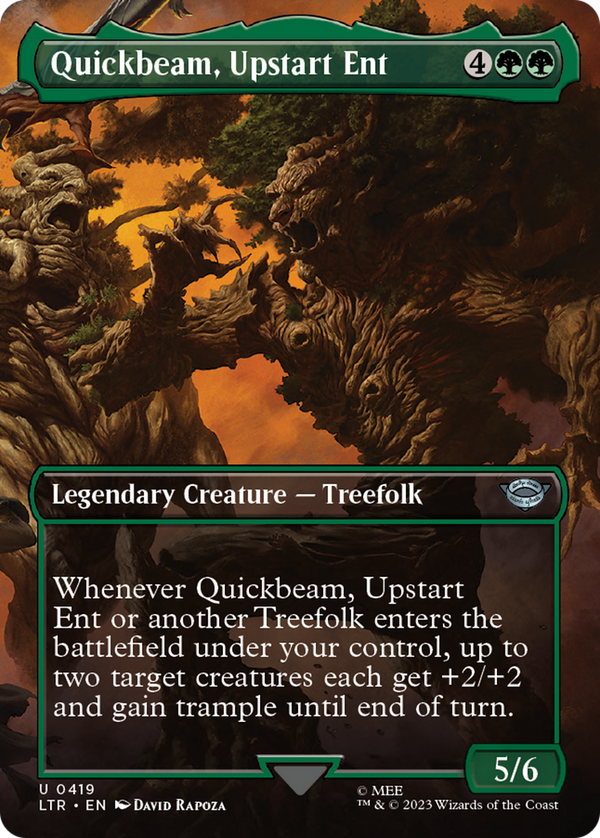 Quickbeam, Upstart Ent (Borderless) (LTR-419) - The Lord of the Rings: Tales of Middle-earth