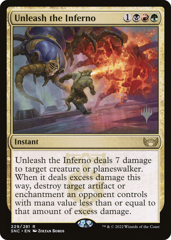 Unleash the Inferno (PPSNC-229) - Streets of New Capenna Promos