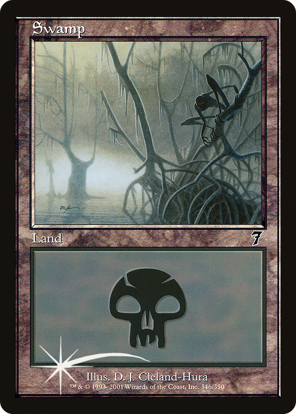 Swamp (7ED-346★) - 7th Edition