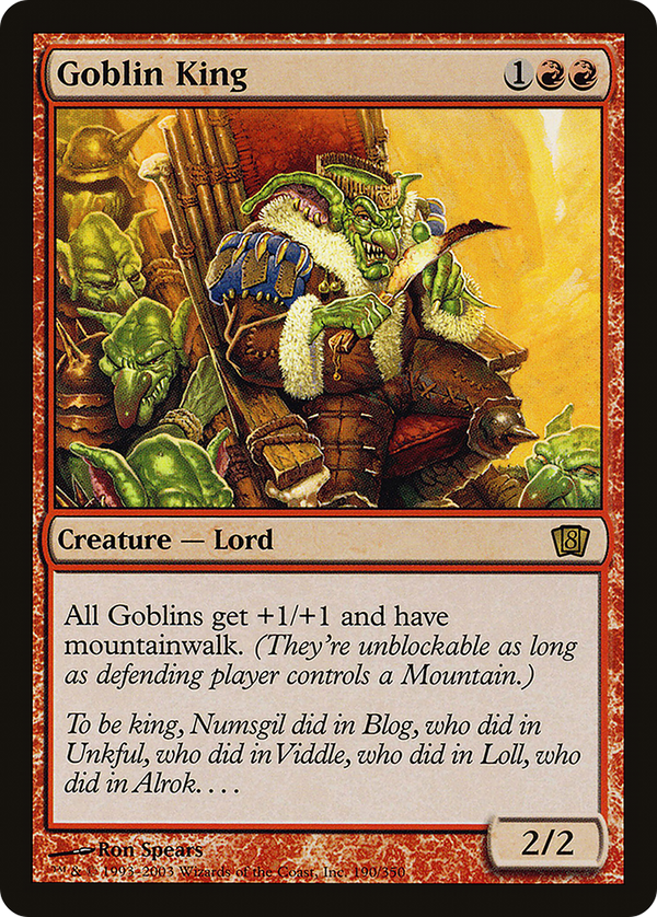 Goblin King (8ED-190) - 8th Edition Foil