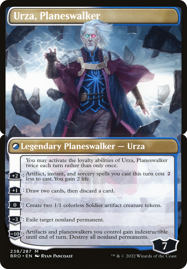 Urza, Planeswalker (BRO-238B) - The Brothers' War Foil