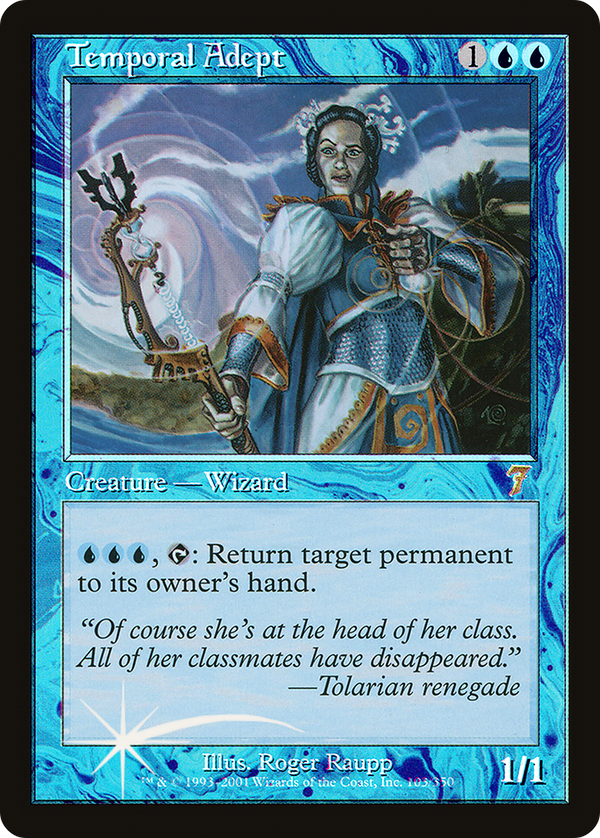 Temporal Adept (7ED-103★) - 7th Edition