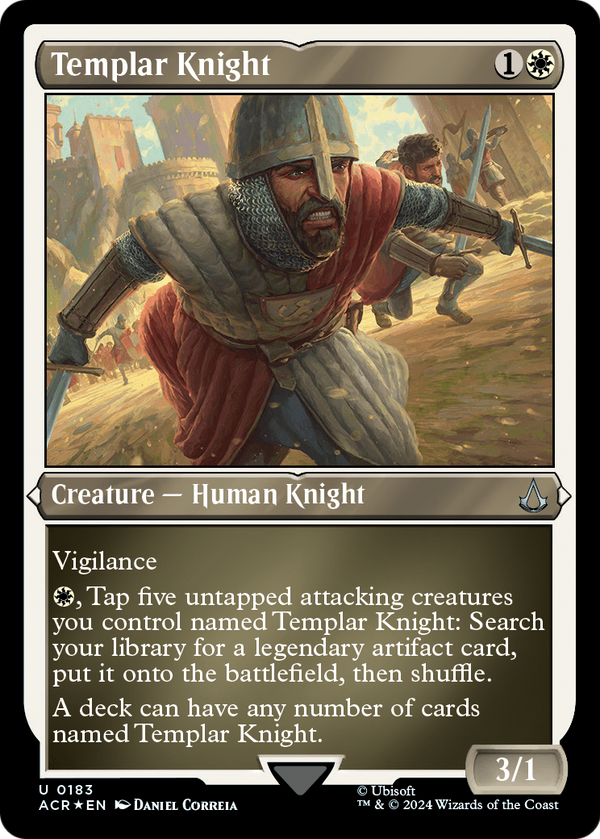 Templar Knight (Foil Etched) (ACR-183) - Assassin's Creed Foil
