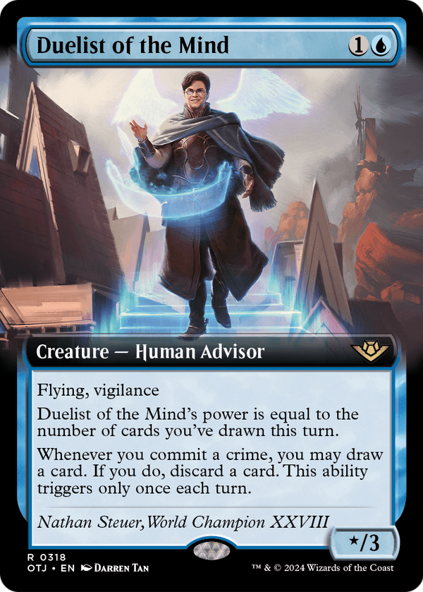 Duelist of the Mind (Extended Art) (OTJ-318) - Outlaws of Thunder Junction: (Extended Art)