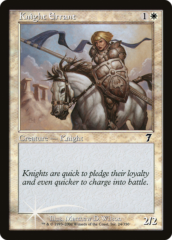 Knight Errant (7ED-24★) - 7th Edition