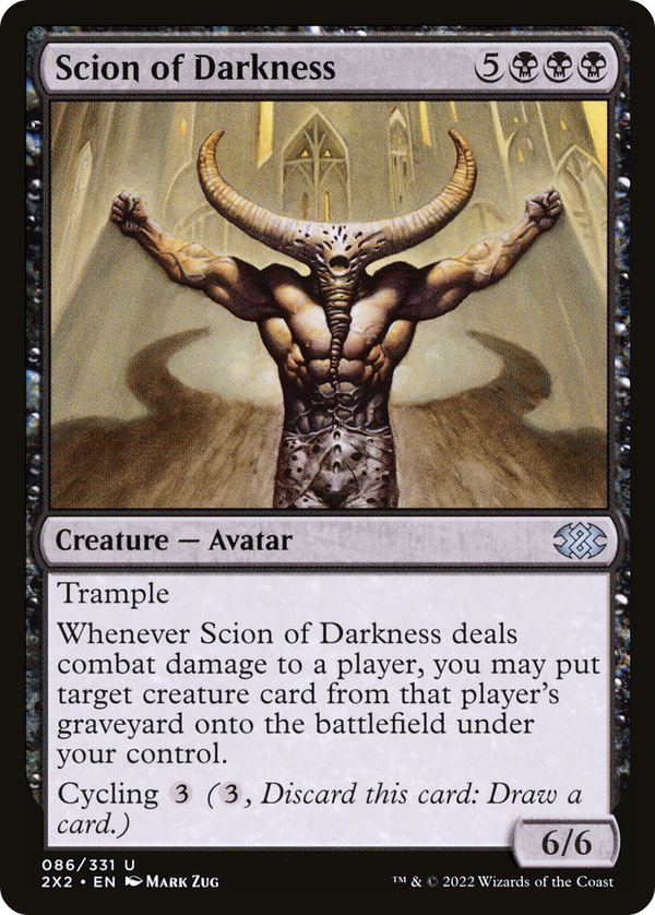 Scion of Darkness (2X2-086) - Double Masters 2022 Foil