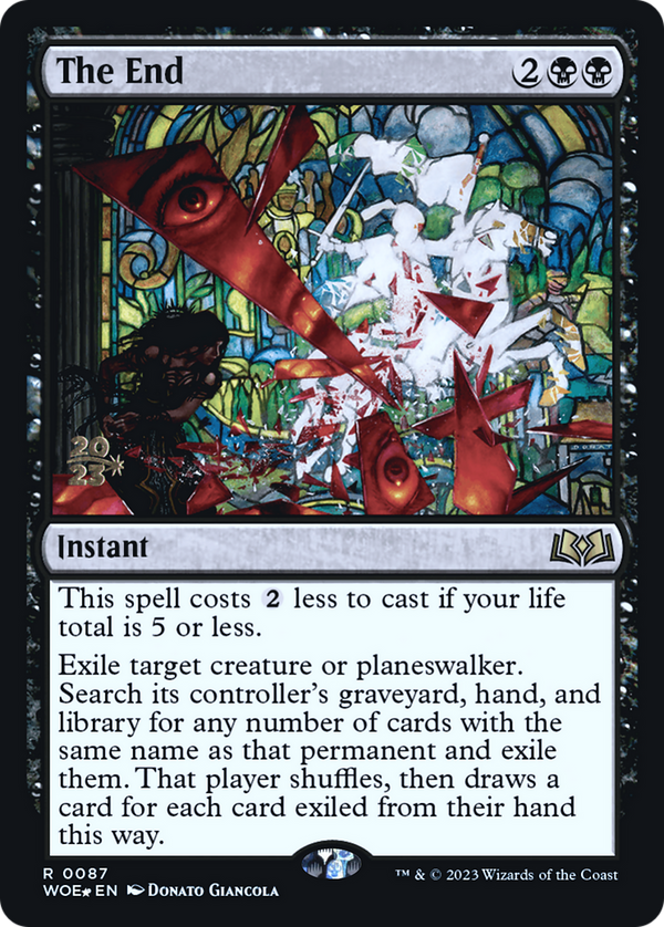 The End (PRE-087) - Wilds of Eldraine Promos Foil