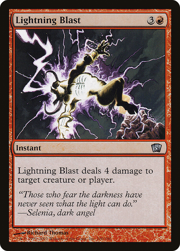 Lightning Blast (8ED-200) - 8th Edition Foil