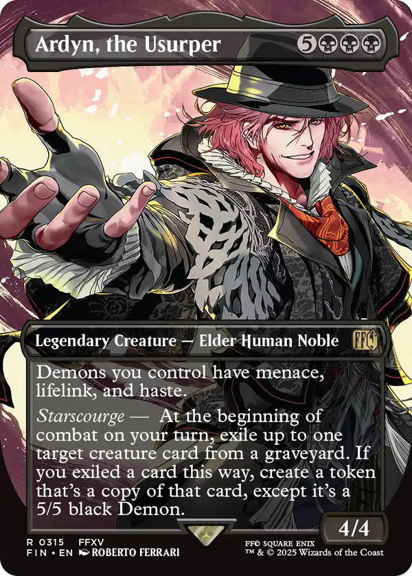 Ardyn, the Usurper (0315) (Borderless) (FIN-315) - FINAL FANTASY Foil