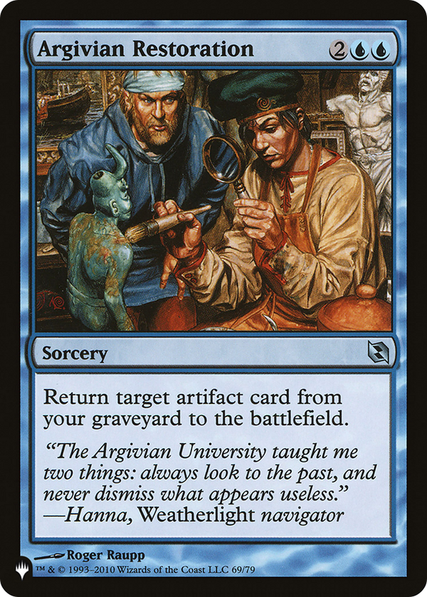 Argivian Restoration (LIST-DDF-69) - The List