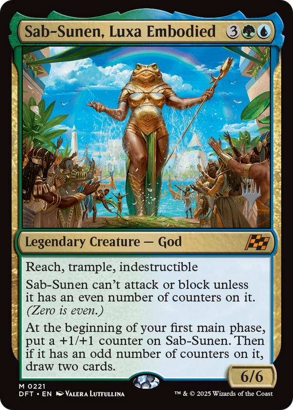 Sab-Sunen, Luxa Embodied (PPDFT-221) - Promo Pack: Aetherdrift Foil