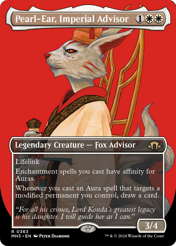 Pearl-Ear, Imperial Advisor (Borderless) (MH3-363) - Modern Horizons 3
