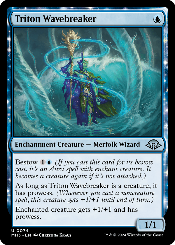 Triton Wavebreaker (MH3-074) - Modern Horizons 3: (enchantment)