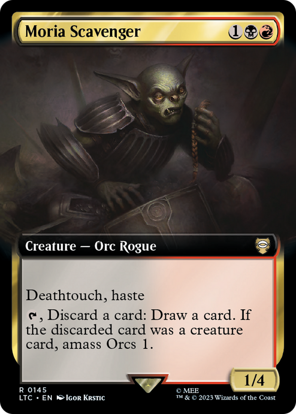 Moria Scavenger (Extended Art) (LTC-145) - Tales of Middle-earth Commander: (Extended Art) Foil