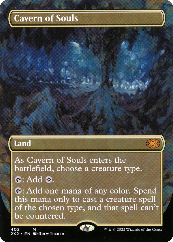 Cavern of Souls (Borderless) (2X2-402) - Double Masters 2022