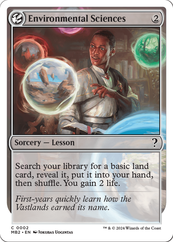 Environmental Sciences (White Border) (MB2-002) - Mystery Booster 2: (lesson)