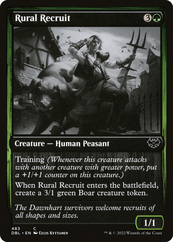 Rural Recruit (DBL-483) - Innistrad: Double Feature Foil