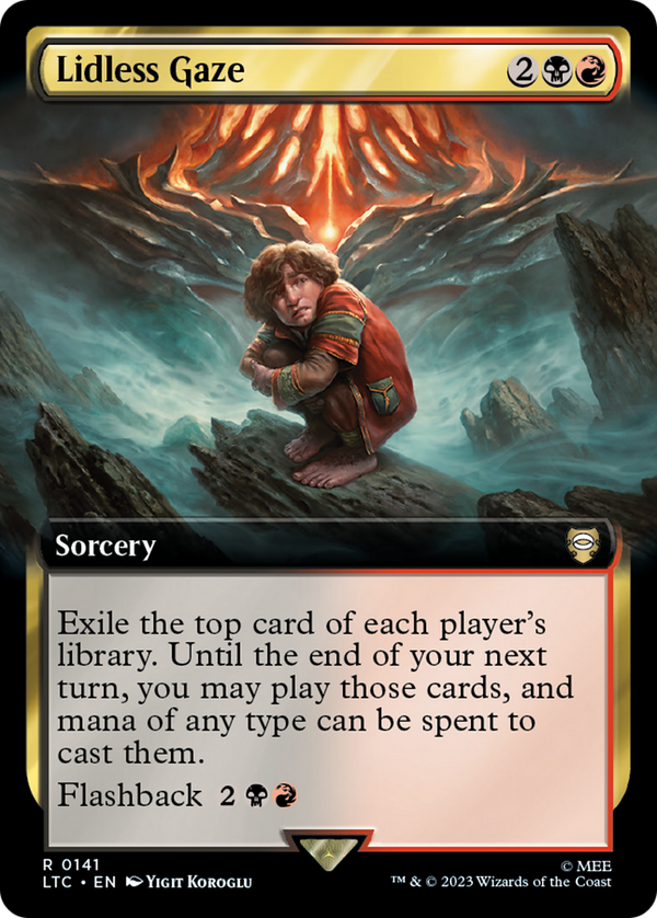 Lidless Gaze (Extended Art) (LTC-141) - Tales of Middle-earth Commander: (Extended Art)
