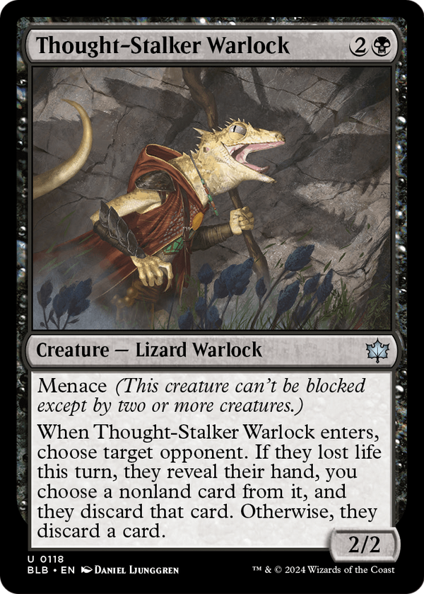 Thought-Stalker Warlock (BLB-118) - Bloomburrow