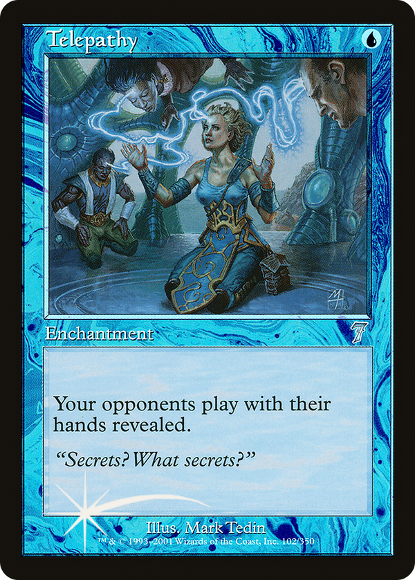Telepathy (7ED-102★) - 7th Edition Foil