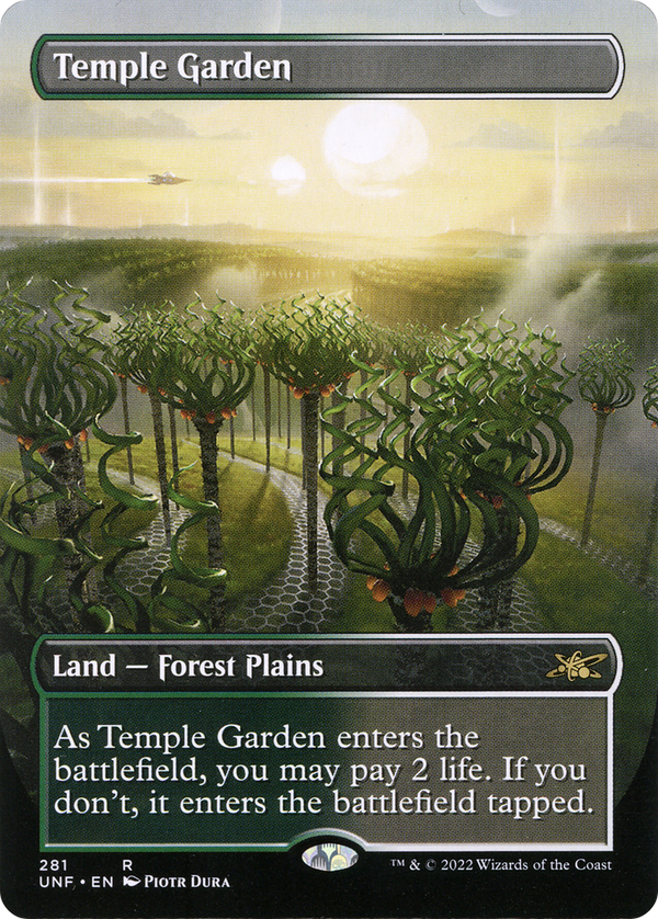 Temple Garden (Borderless) (UNF-281) - Unfinity