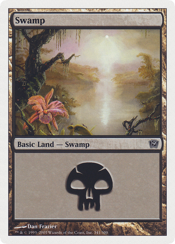 Swamp (341) (9ED-341) - 9th Edition