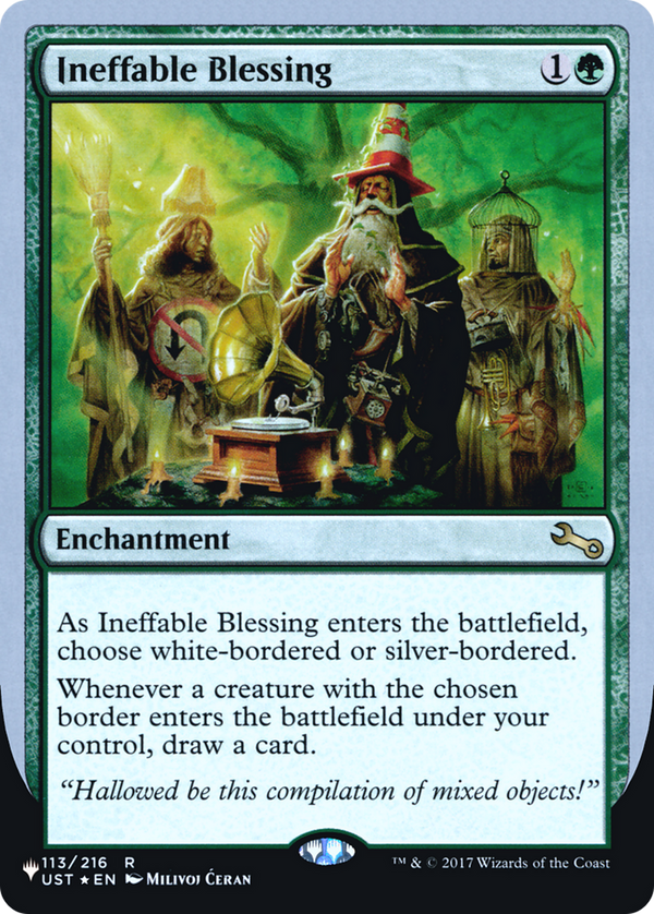 Ineffable Blessing (C) (LIST-113/216) - The List (Unfinity Foil Edition) Foil