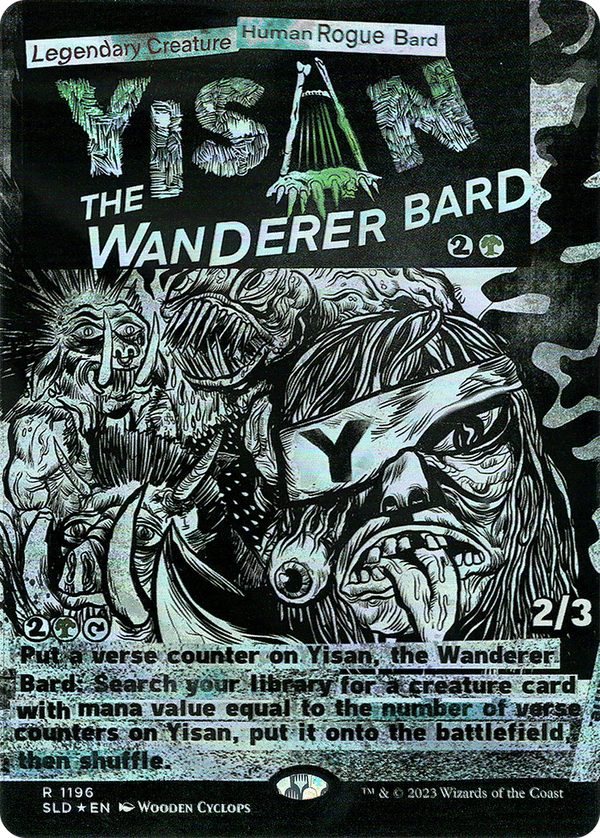 Yisan, the Wanderer Bard (SLD-1196) - Secret Lair Drop (Borderless) Foil