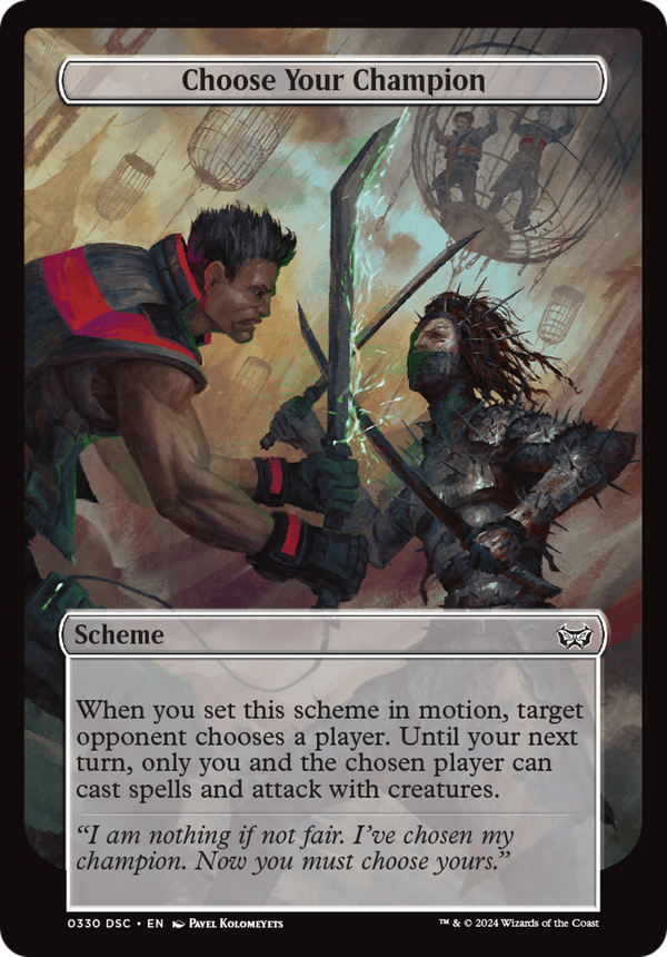 Choose Your Champion (Full Art) (A:DSC-330) - Duskmourn: House of Horror Commander