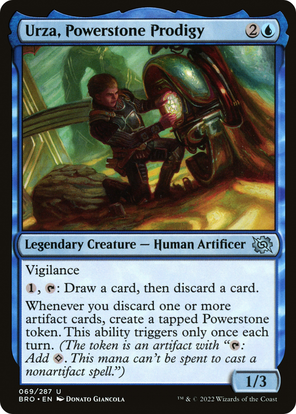 Urza, Powerstone Prodigy (BRO-069) - The Brothers' War Foil