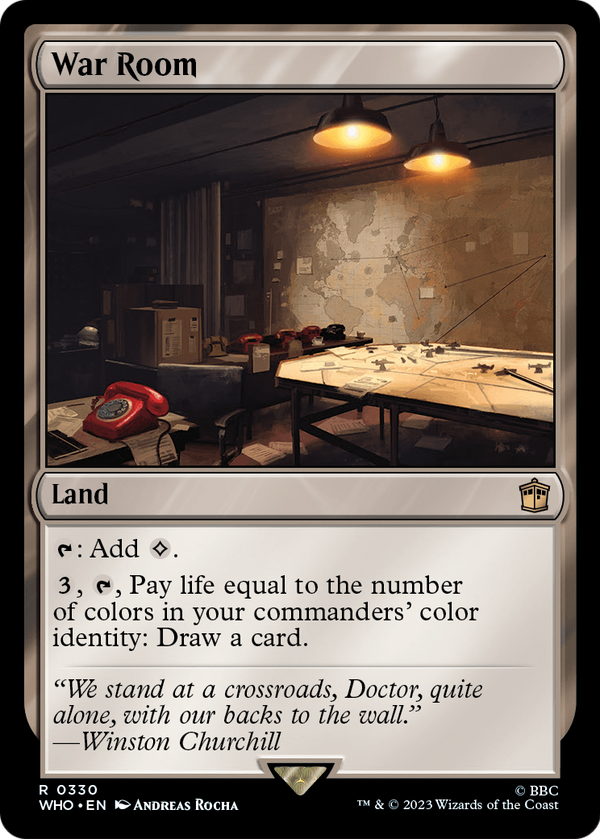 War Room (WHO-330) - Doctor Who Foil