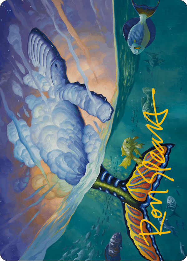 Dreamtide Whale // Dreamtide Whale (AMH3-002) - Modern Horizons 3 Art Series (Borderless) Foil