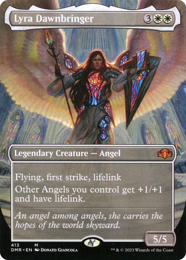 Lyra Dawnbringer (Borderless) (DMR-413) - Dominaria Remastered Foil