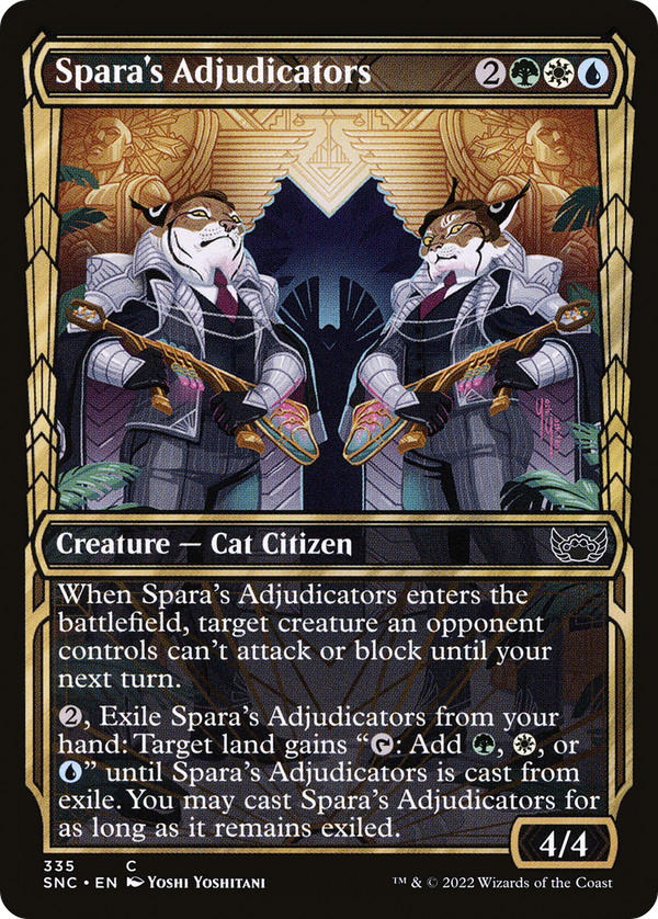 Spara's Adjudicators (Showcase) (SNC-335) - Streets of New Capenna: (Showcase)