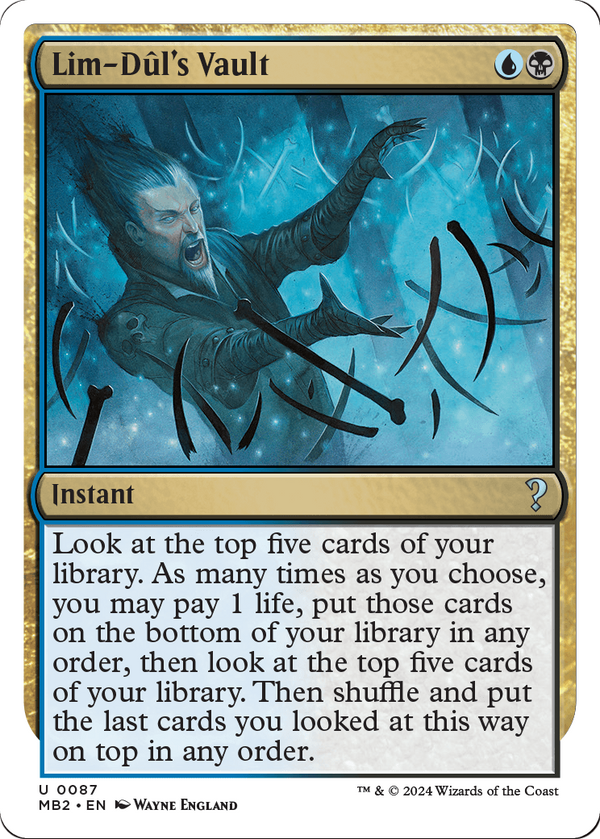 Lim-Dul's Vault (White Border) (MB2-087) - Mystery Booster 2
